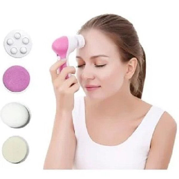 CEPILLO FACIAL 5 EN 1+Protector de pesta